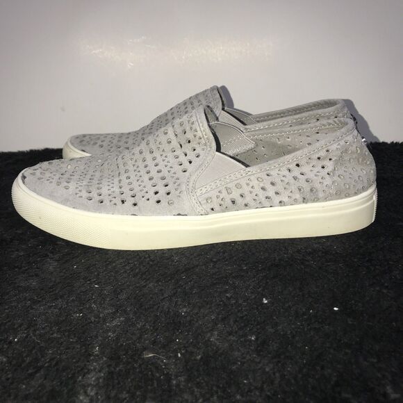 Steve Madden Odonna Gray Cut Outs Slip On Shoe Women’s Size 8 US UK6 Eur39 - Picture 3 of 10